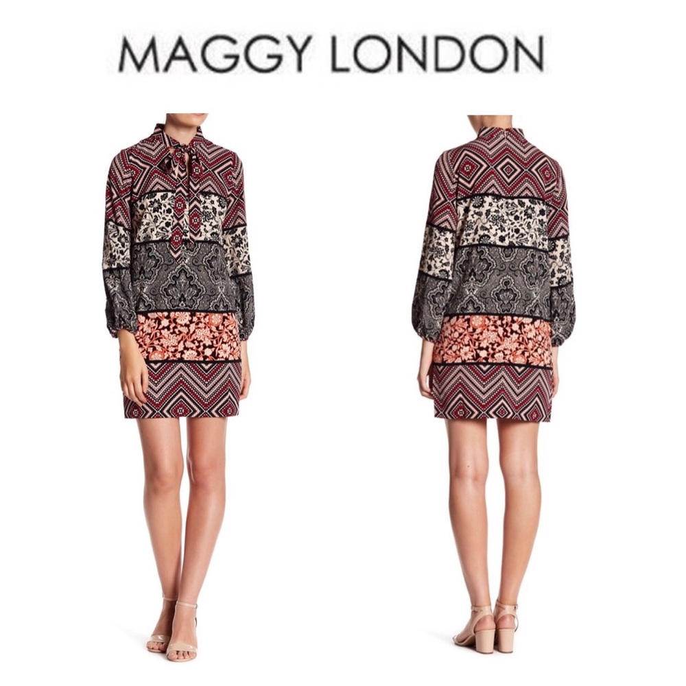 Maggy London Retro Shift Dress